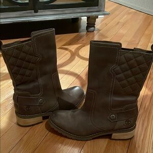 Brown Leather Women's Boots
